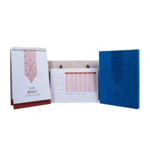 Designat weekly Planner 2025 Agenda Set in Blue