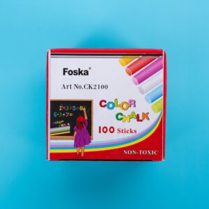 Foska Color Chalk 100 Sticks