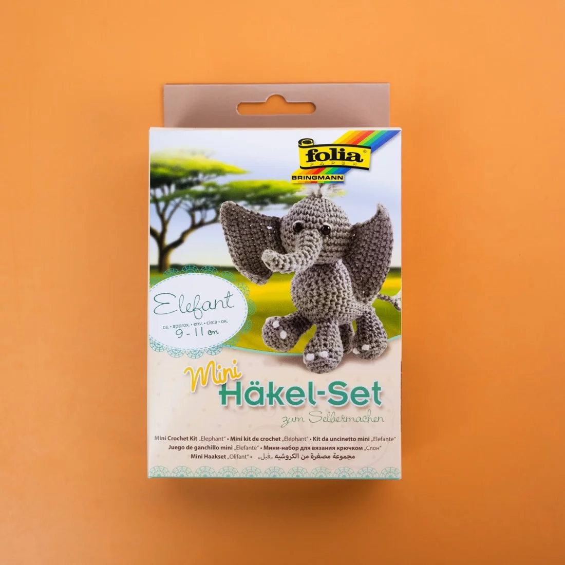 Folia Mini-Crochet Kit Elephant