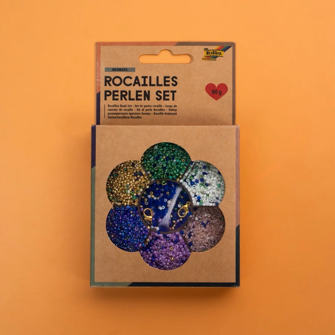 Folia Rocailles Beads Set Mix Color