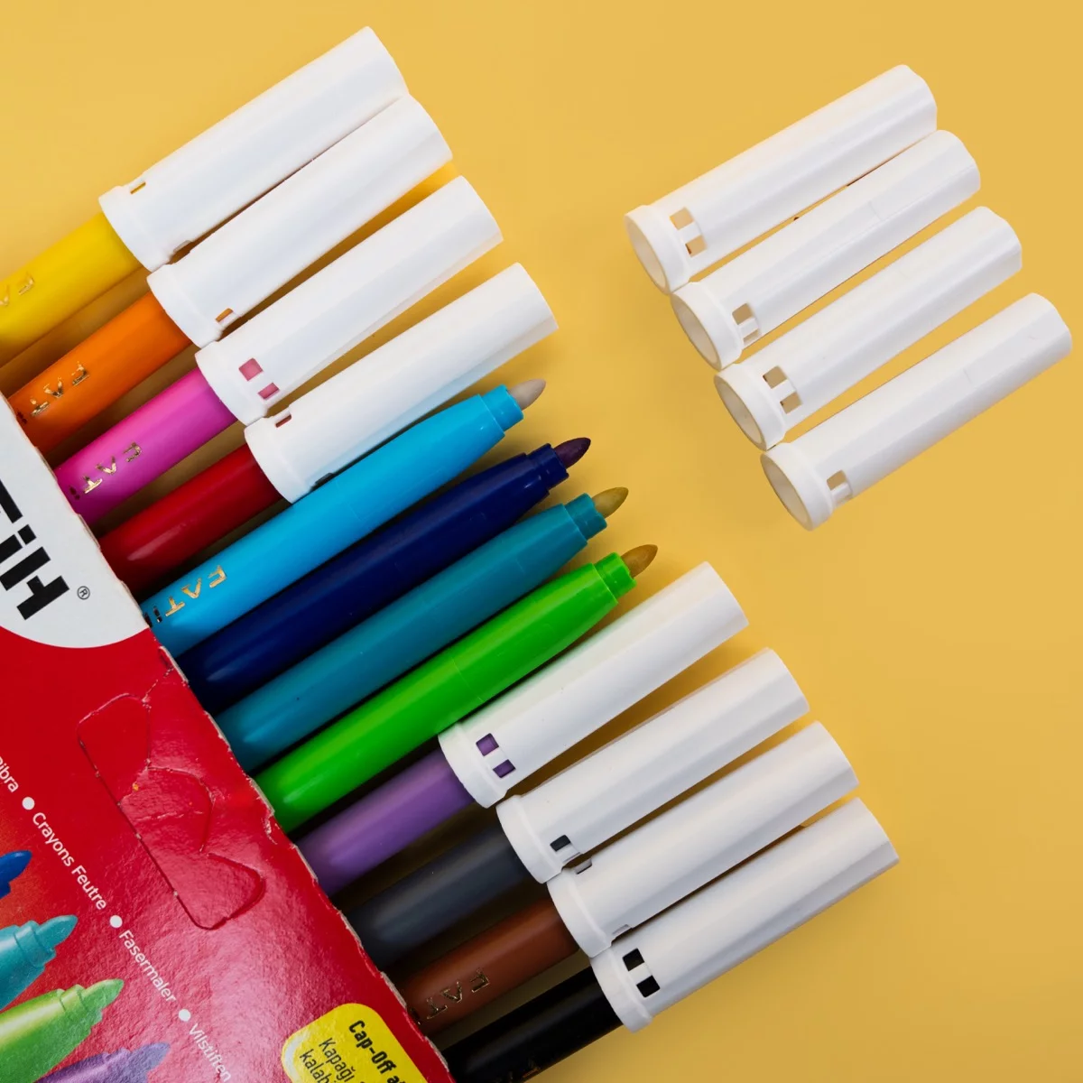 Fatih Fiber-Tip Pens 12 Colours - Image 2