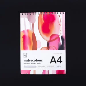 Watercolor Pad – Cold Pressed, A4 Size, 15 Sheets
