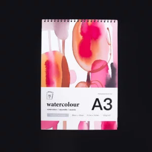 Watercolor Pad – Cold Pressed, A3 Size, 15 Sheets