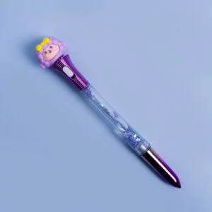 Sheep-Themed Glitter Gel Pen - Purple