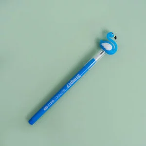Flamingo and Swan Push Pencil - Blue