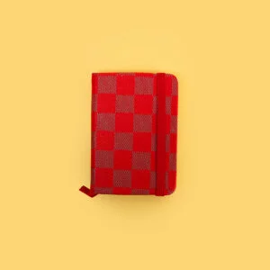 Checkered A7 Notebook - Red