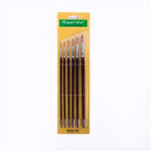 6-Piece Round Paintbrush Set