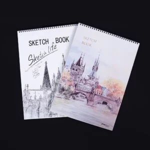 Large Spiral-Bound Sketchbook – A3 Size