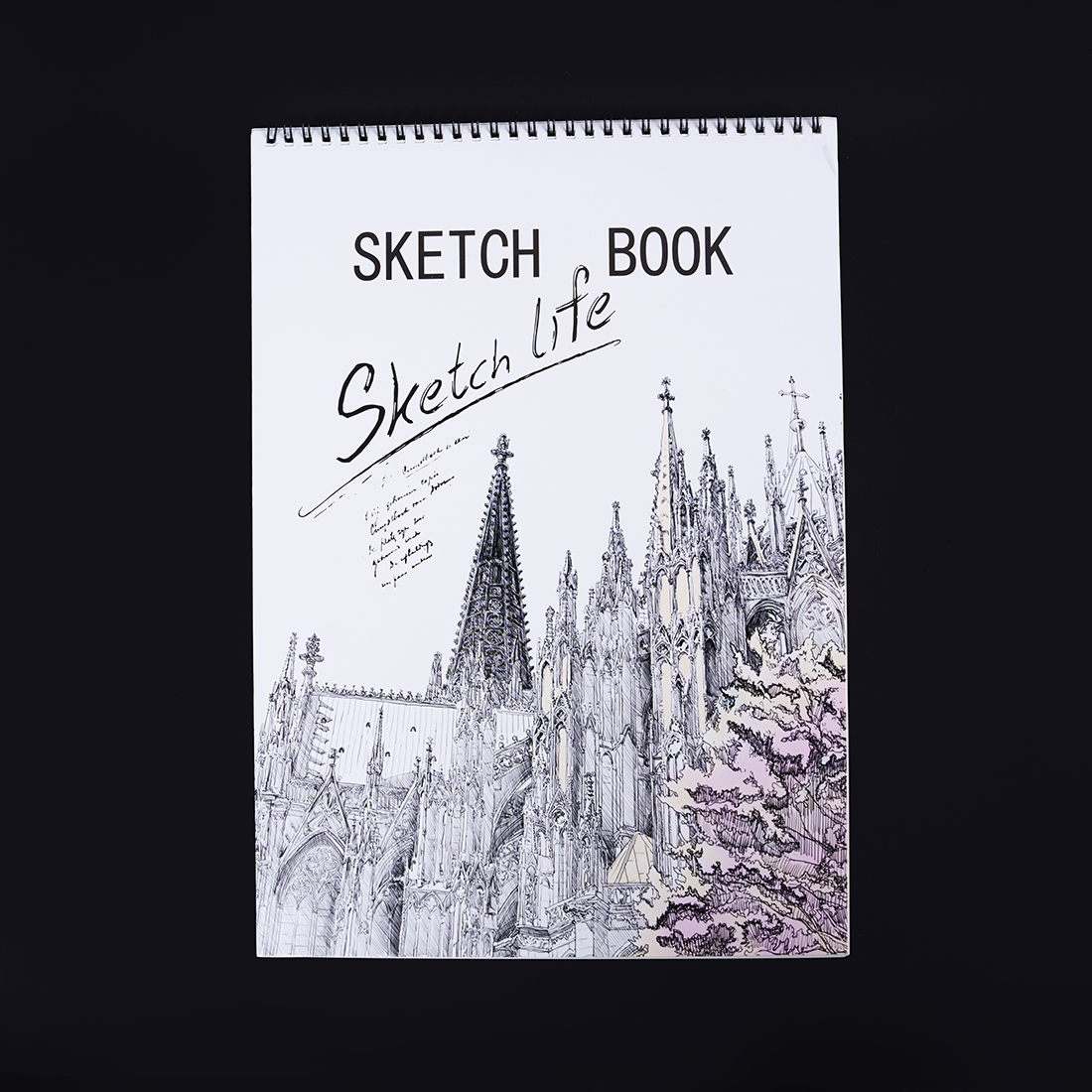 Large Spiral-Bound Sketchbook – A3 Size - Image 3