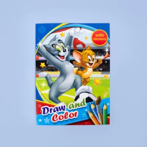 Draw and Color Collection with Stickers - Tom & Jerry