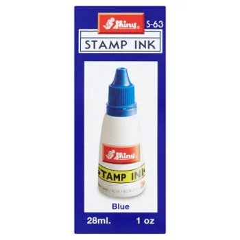 Shiny Stamp Pad Ink Blue 28Ml S-63