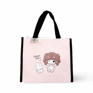 Cartoon Insulated Lunch Bag Assorted Designs-Happy day