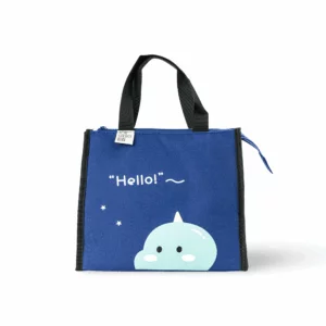 Cartoon Insulated Lunch Bag Assorted Designs-Hello