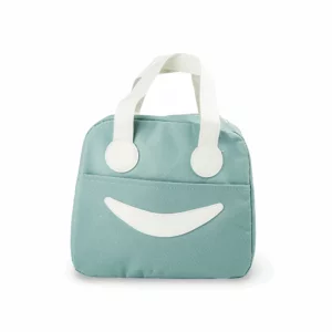 Minimalist Smile Face Lunch Bag Triquiase