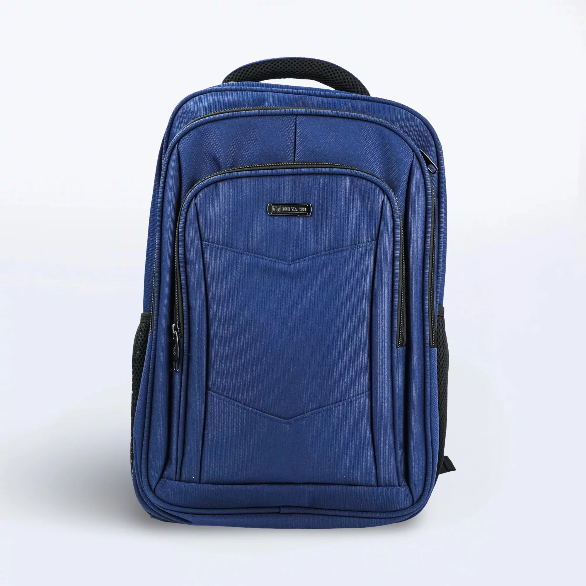 Fei Ya Shi Laptop Backpack - Blue | Light Grey With Usb Charging Port