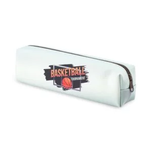 Basketball Tournament Pencil Case – White