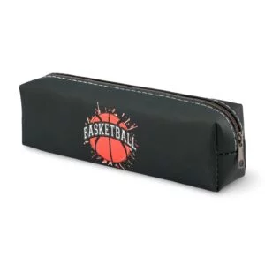 Black Basketball Pencil Case – Sporty & Sleek