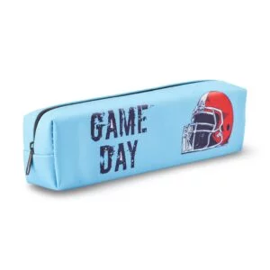 Game Day Pencil Case – Light Blue Sports Design