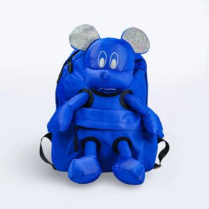 Miki Backpack - Royal Blue with Glitter Ears