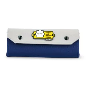 Robot Theme Pencil Case - Snap Closure