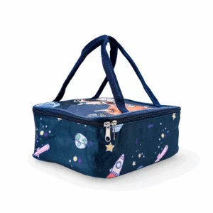 Space Adventure Kids Lunch Bag - Navy Blue