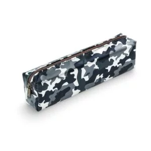 Camouflage Pencil Case – Black & White
