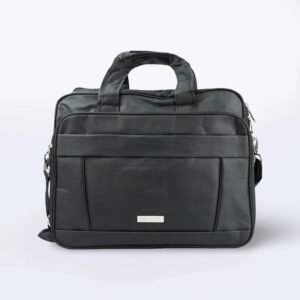 Black Fabric Laptop Bag with Shoulder Strap 15.6 inches