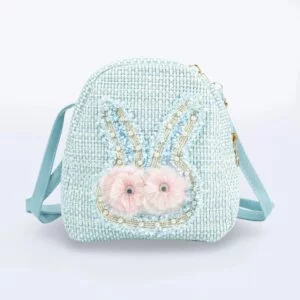 Blue Bunny Ear Girls' Shoulder Backpack