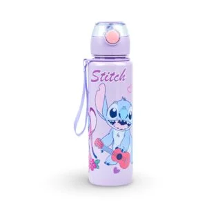 Stitch Purple Stainless Steel Water Bottle - Music Design