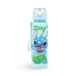 Stitch Green Stainless Steel Water Bottle - Tropical Design