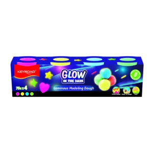 KEYROAD CLAY SET X4 GLOW IN DARK KR973298