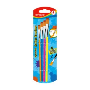 KEYROAD BRUSH PAINT 4 Colors FLAT TIP KR972033