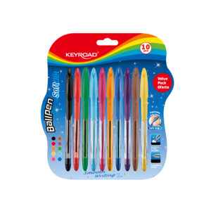 KEYROAD BALLPEN SET of 10 Colors SOFT JET KR972056