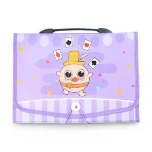 Kids Cartoon Expanding File Folder - Purple Magic Show