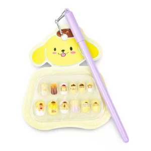 Yellow Dog-Themed Nail & Pen Set – Adorable Pompompurin Design