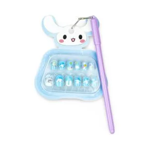 Blue Cartoon Nail Art & Pen Set – Cinnamoroll Style for Girls