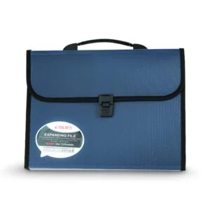 Classic A4 Expanding File with Handle - Blue