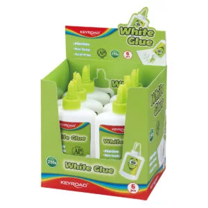 KEYROAD WHITE GLUE 250G Dx6 KR971296