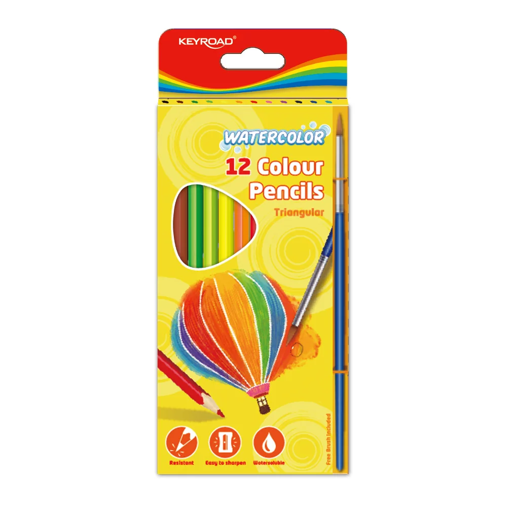 Keyroad Pencil Color 12Clrs With Brush Kr971872