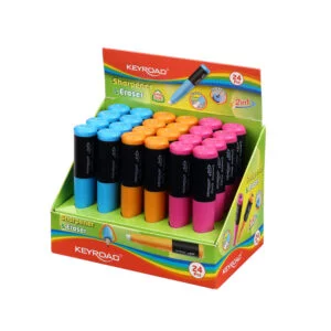 KEYROAD SHARPENER+ERASER 2IN1 DX24 KR972139