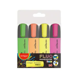 KEYROAD HIGHLIGHTER SET4 NEON KR972163