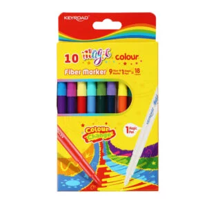 KEYROAD FIBER MARKER PEN X10CLR KR972227
