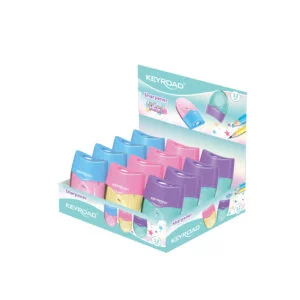 KEYROAD SHARPENER 2 HOLE PASTEL DX12 KR972408