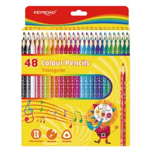 KEYROAD PENCIL Color 48CLR TRIANGULAR KR972504