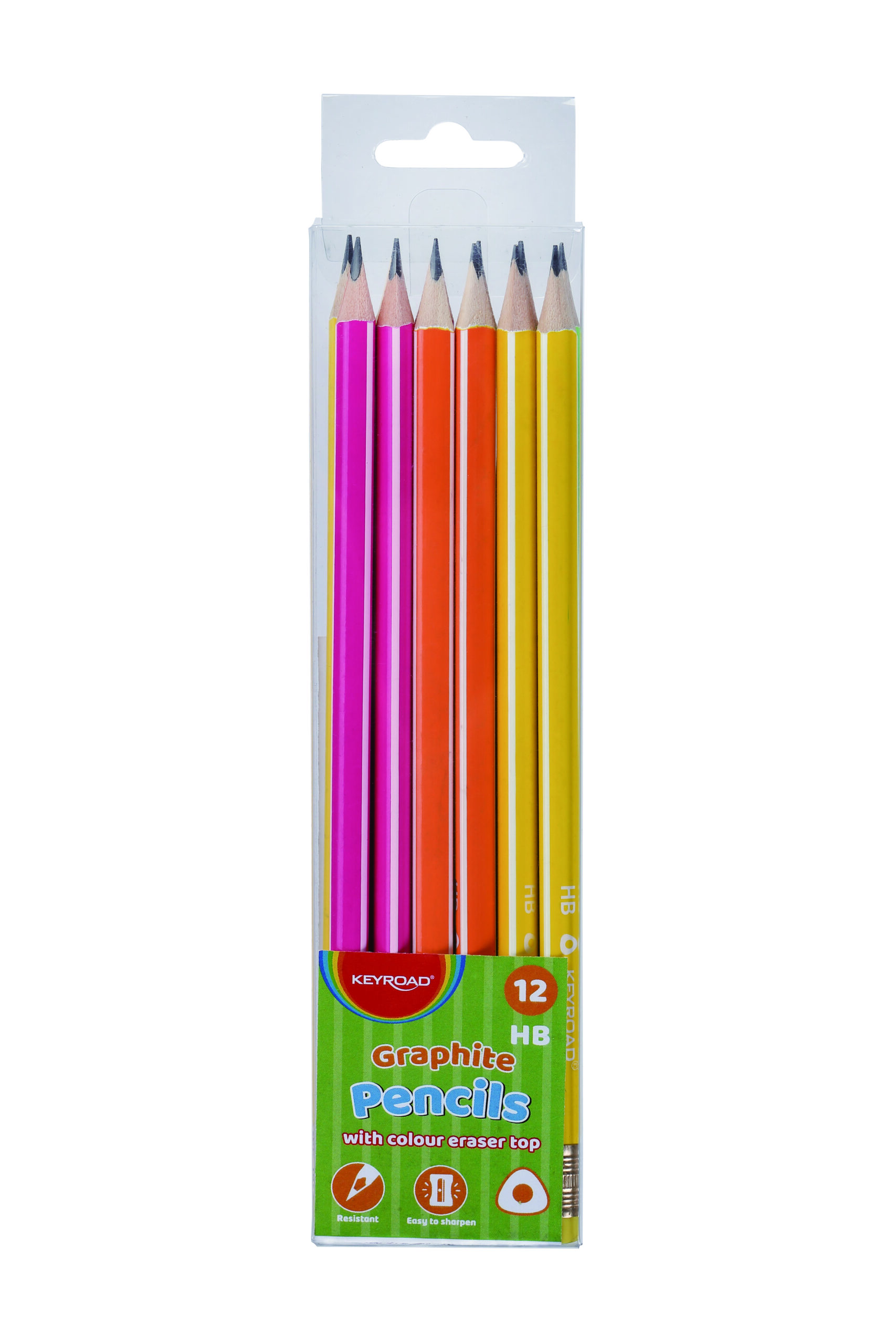 Keyroad Pencil Graphite Neon Clr Kr972512