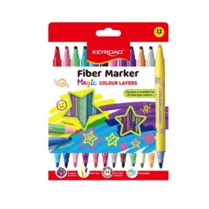 KEYROAD FIBER MARKER X12CLR DUO TIP KR973315