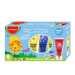 KEYROAD FINGER PAINT 6CLRS 60ML KR972346