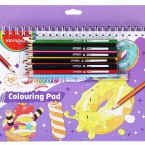 Keyroad Creative Colouring Pad - Princess,Sweet Treats Theme - 141 Pcs