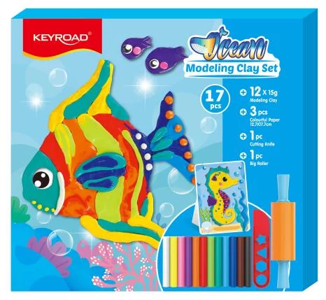 Keyroad Ocean Modeling Clay Set - 17 Pcs