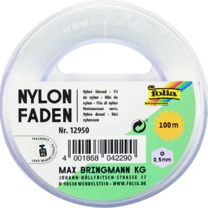 Folia Nylon thread on a spool, Ø 0,5mmx100m,transparent